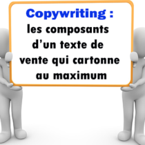 Copywriting et les composants d'un texte de vente